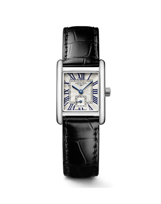 Longines Mini DolceVita 29mm Watch with Silver "Flinqué" Dial