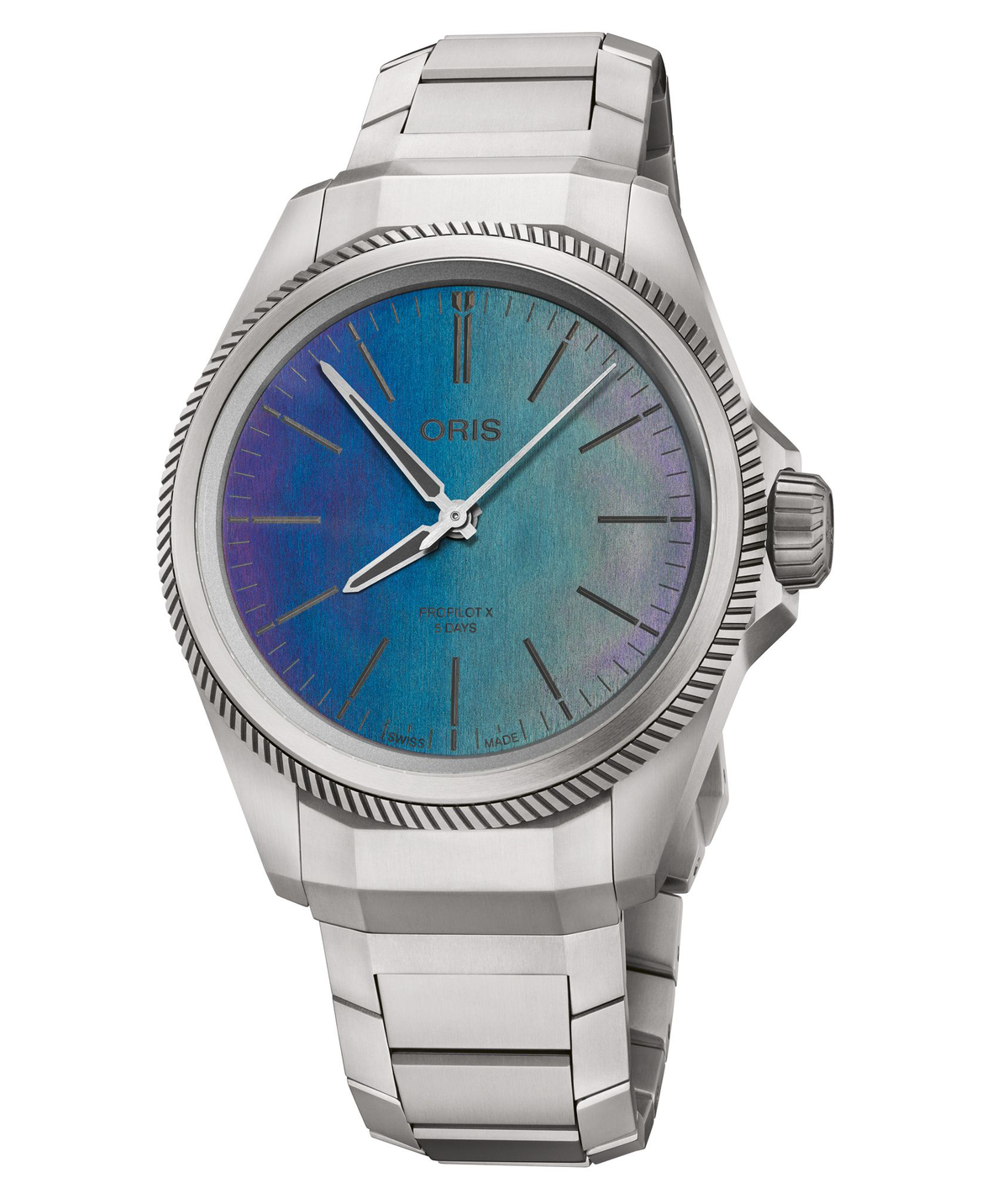 Oris ProPilot X Calibre 400 Laser Watch with Multicolored Dial, 39mm