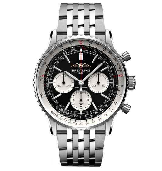 Breitling Navitimer B01 Chronograph 43 Watch with Stainless Steel Bracelet