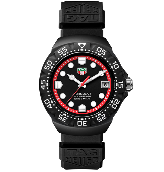 TAG Heuer Formula 1 Solargraph Watch with Black Dial, Limited Edition