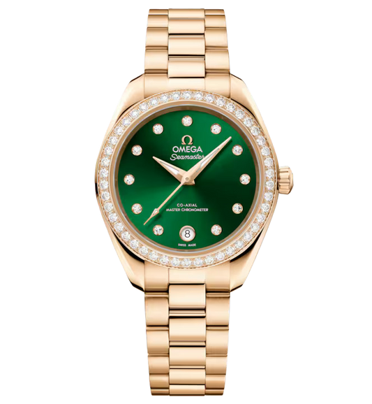 OMEGA Seamaster Aqua Terra 150m, 30mm with Yellow Gold Bracelet