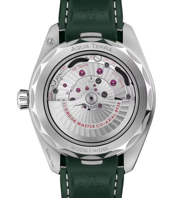 OMEGA Seamaster Aqua Terra 150m, 43mm with Green Rubber Strap