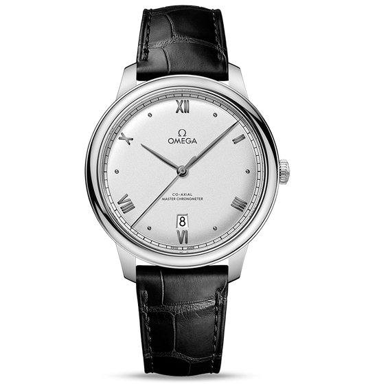 OMEGA De Ville Prestige Co-Axial Master Chronometer, 40mm with Matte Silver Dial