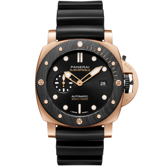 Panerai Submersible QuarantaQuattro Goldtech™ OroCarbo, 44mm