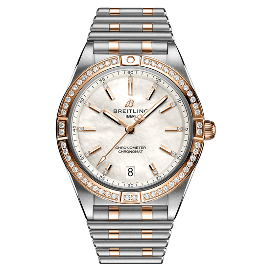 Breitling Chronomat Automatic 36mm Watch with Mother of Pearl Dial