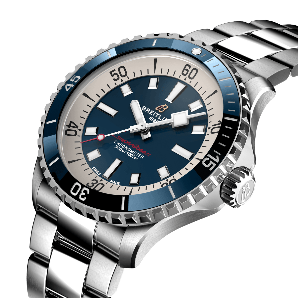 Breitling Superocean Blue Watch, 42mm