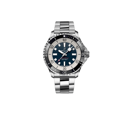 Breitling Superocean Watch with Blue Dial, 44mm