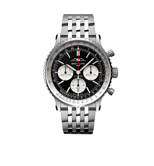 Breitling Navitimer B01 Watch with Black Dial, 43mm