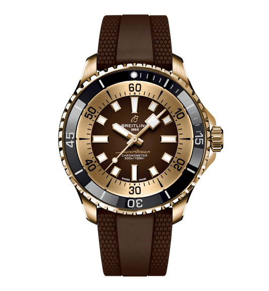 Breitling Superocean Bronze On Rubber Watch, 44mm