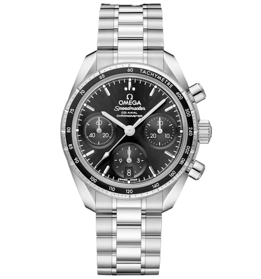 OMEGA Speedmaster, 38mm with Black Dial